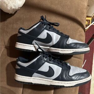 Nike Dunks Nave blue Gray Wolf Size 11 used condition 8.5/10